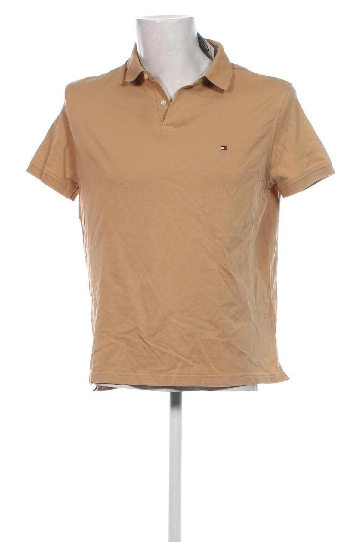 Ανδρικό t-shirt Tommy Hilfiger, Μέγεθος L, Χρώμα  Μπέζ, Τιμή 61,99 €