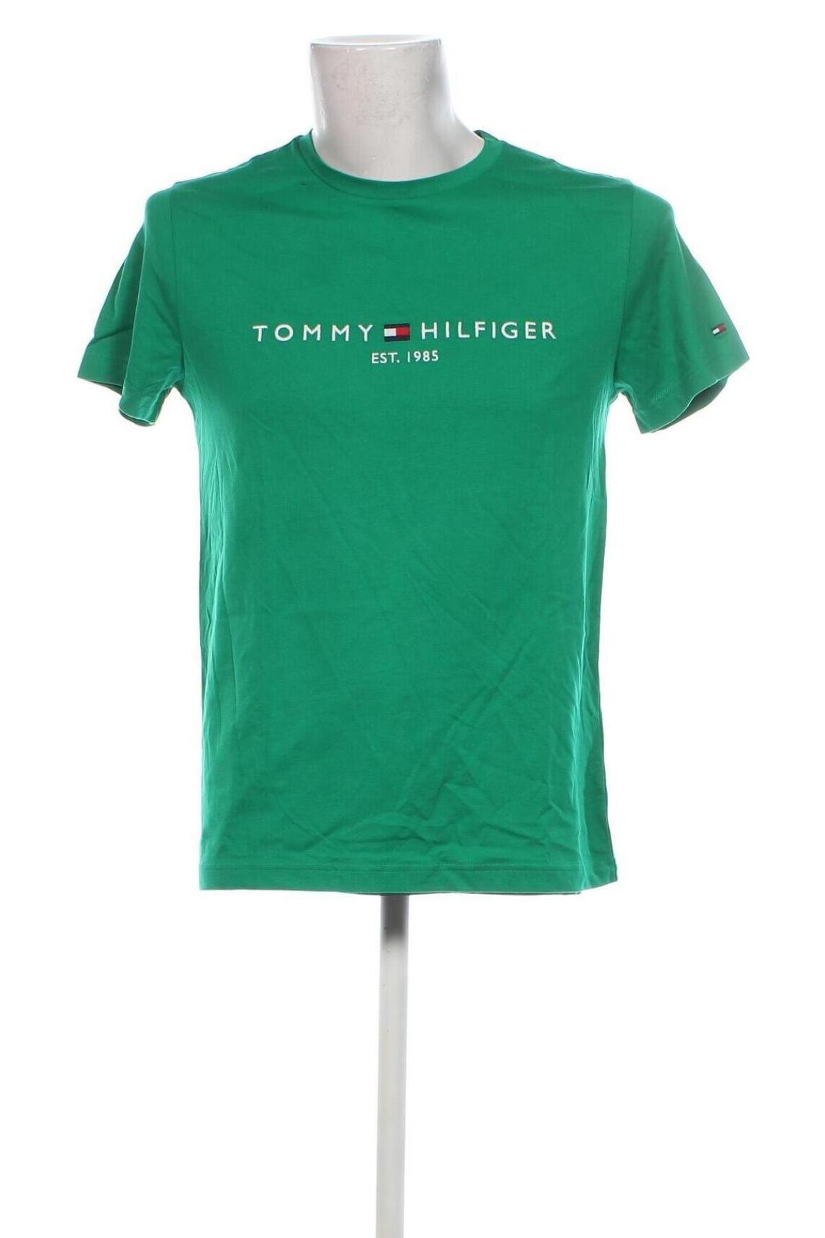 Ανδρικό t-shirt Tommy Hilfiger, Μέγεθος M, Χρώμα Πράσινο, Τιμή 33,99 €