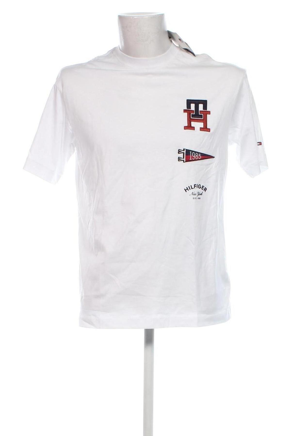 Tricou de bărbați Tommy Hilfiger, Mărime S, Culoare Alb, Preț 269,99 Lei