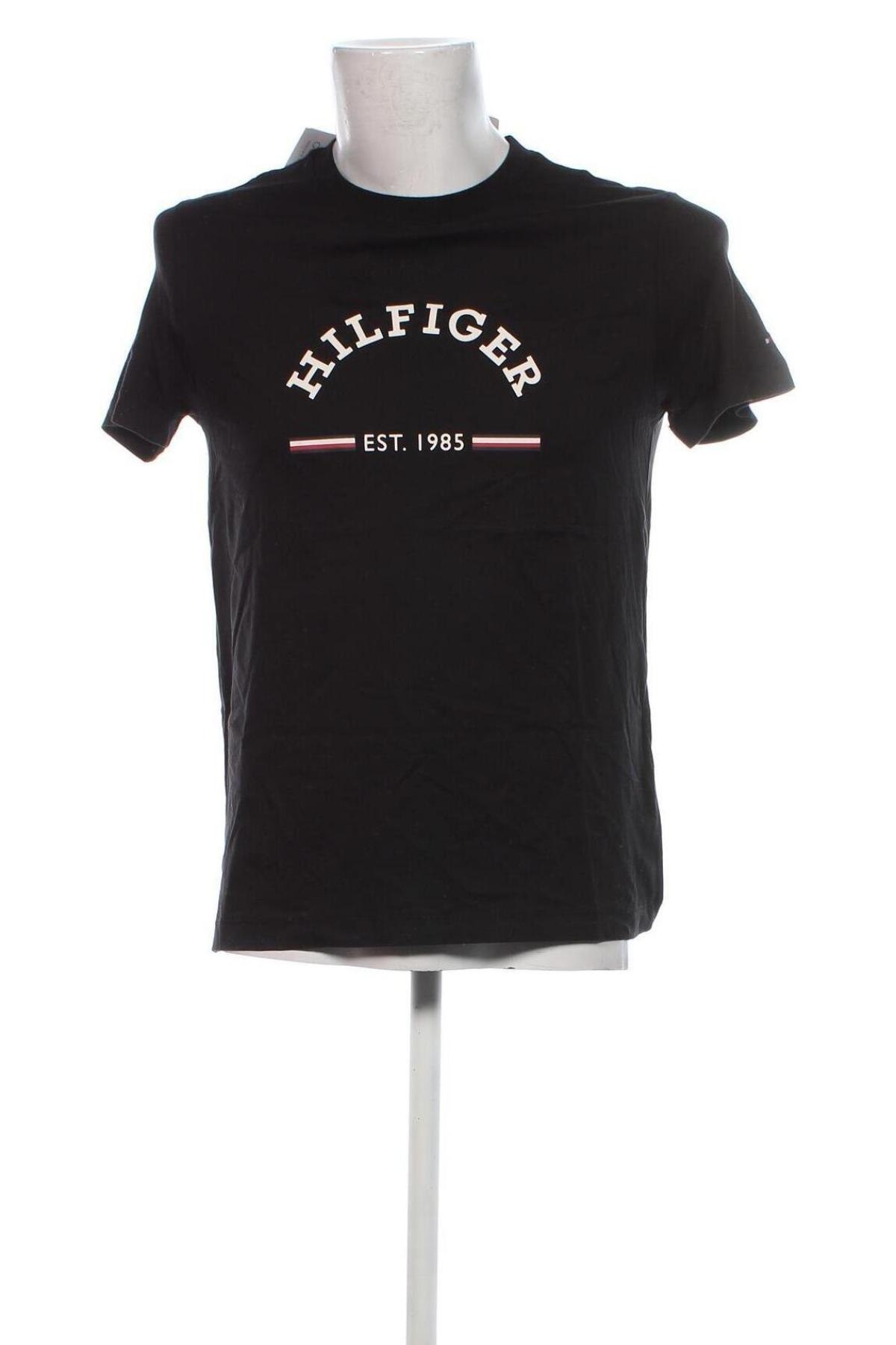 Tricou de bărbați Tommy Hilfiger, Mărime M, Culoare Negru, Preț 175,99 Lei