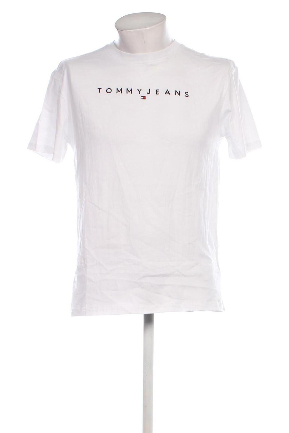 Herren T-Shirt Tommy Jeans, Größe XS, Farbe Weiß, Preis 37,99 €