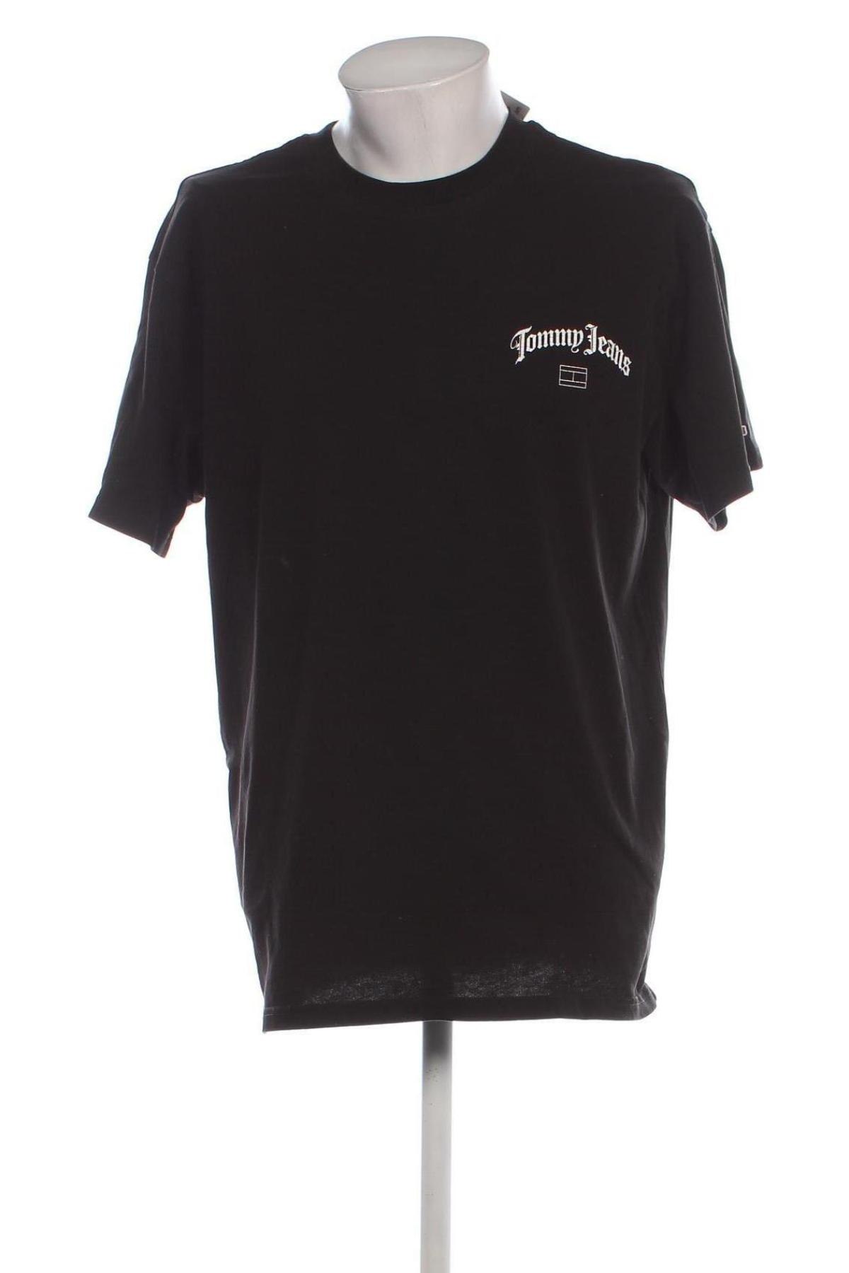 Tricou de bărbați Tommy Jeans, Mărime L, Culoare Negru, Preț 175,99 Lei