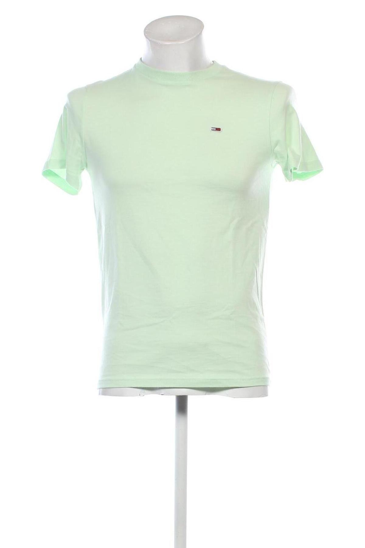 Herren T-Shirt Tommy Jeans, Größe XS, Farbe Grün, Preis 31,99 €