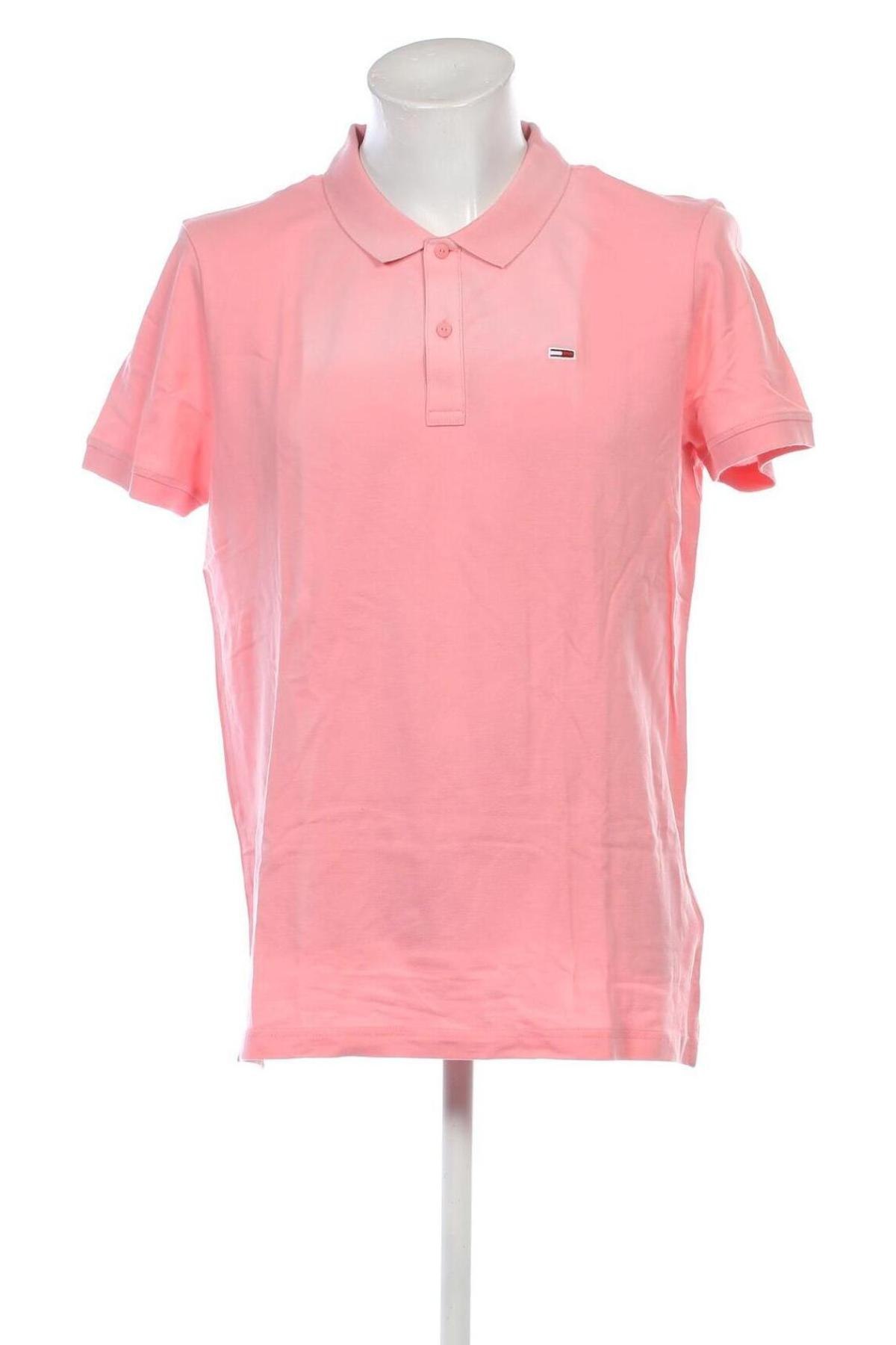 Herren T-Shirt Tommy Jeans, Größe XL, Farbe Rosa, Preis 35,49 €