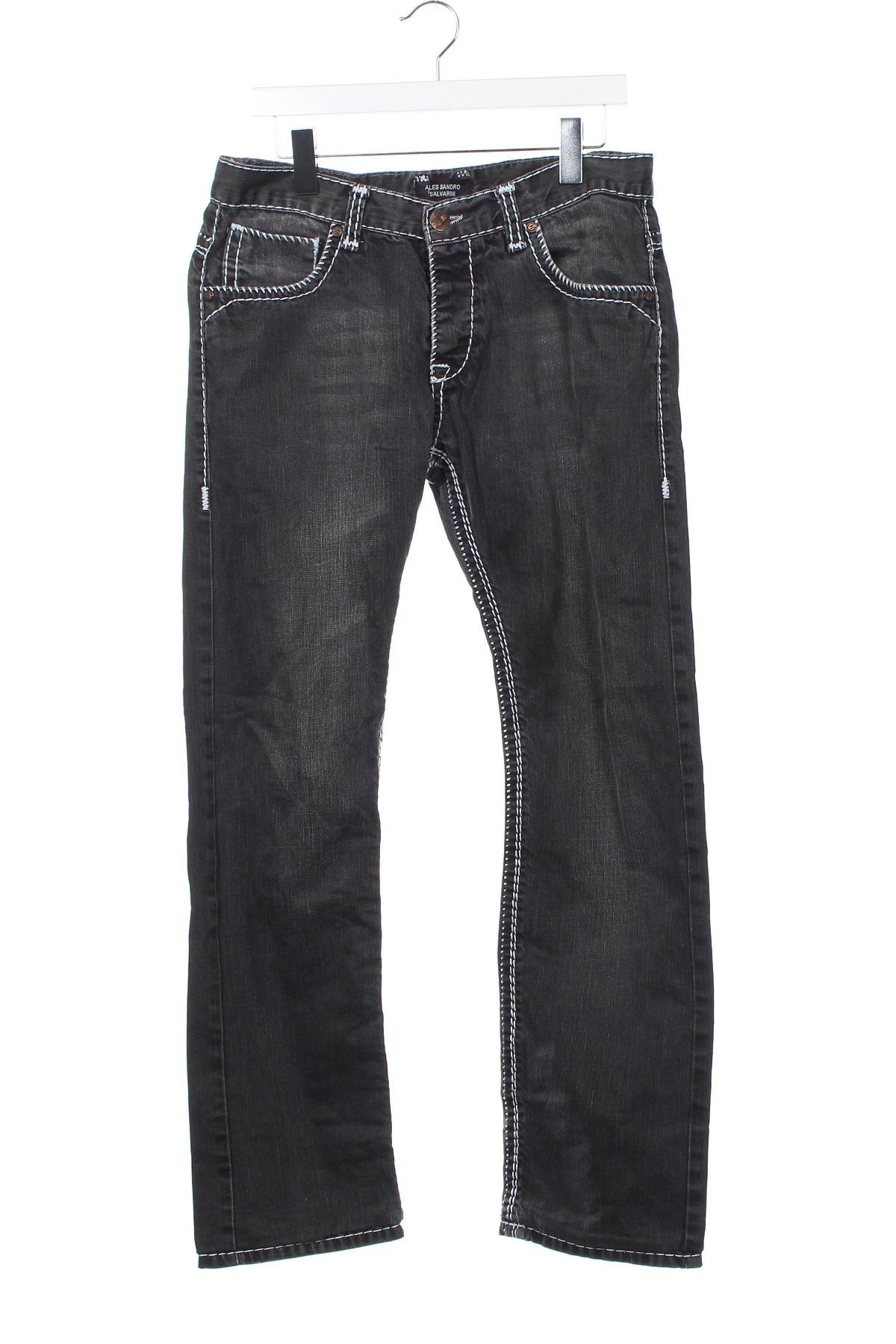 Herren Jeans Alessandro Salvarini, Größe M, Farbe Grau, Preis € 13,99