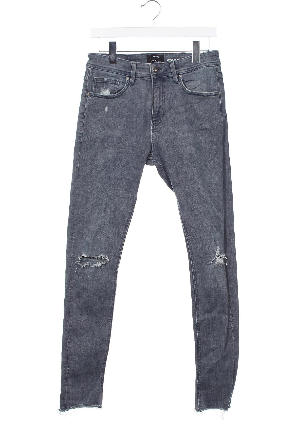 Herren Jeans Bershka, Größe S, Farbe Grau, Preis € 11,49