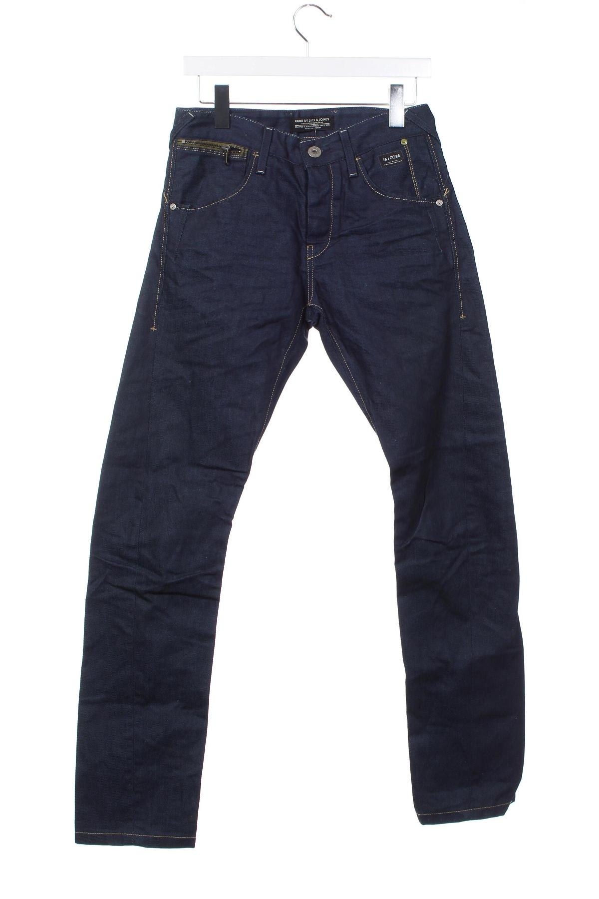 Męskie jeansy Core By Jack & Jones, Rozmiar S, Kolor Niebieski, Cena 27,99 zł