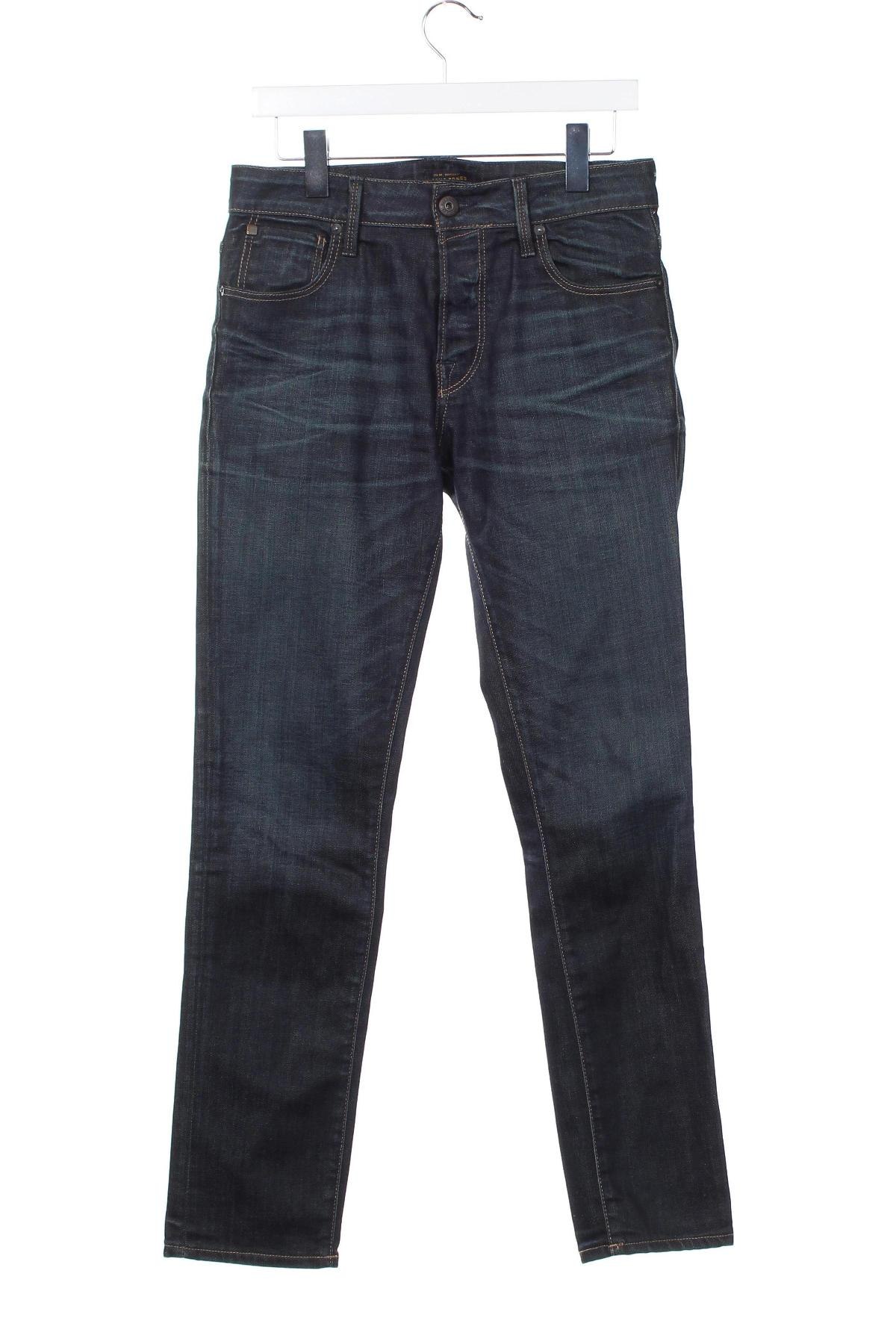 Męskie jeansy Jack & Jones, Rozmiar S, Kolor Niebieski, Cena 73,99 zł