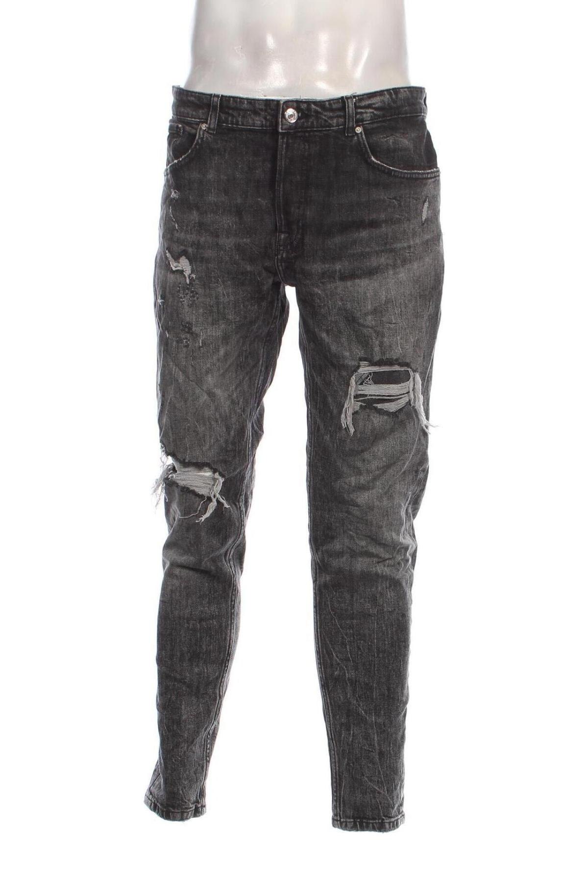 Herren Jeans Zara, Größe L, Farbe Schwarz, Preis 18,99 €