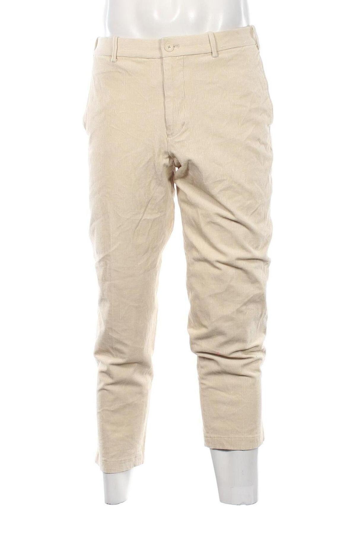 Herren Cordhose, Größe L, Farbe Beige, Preis 11,49 €