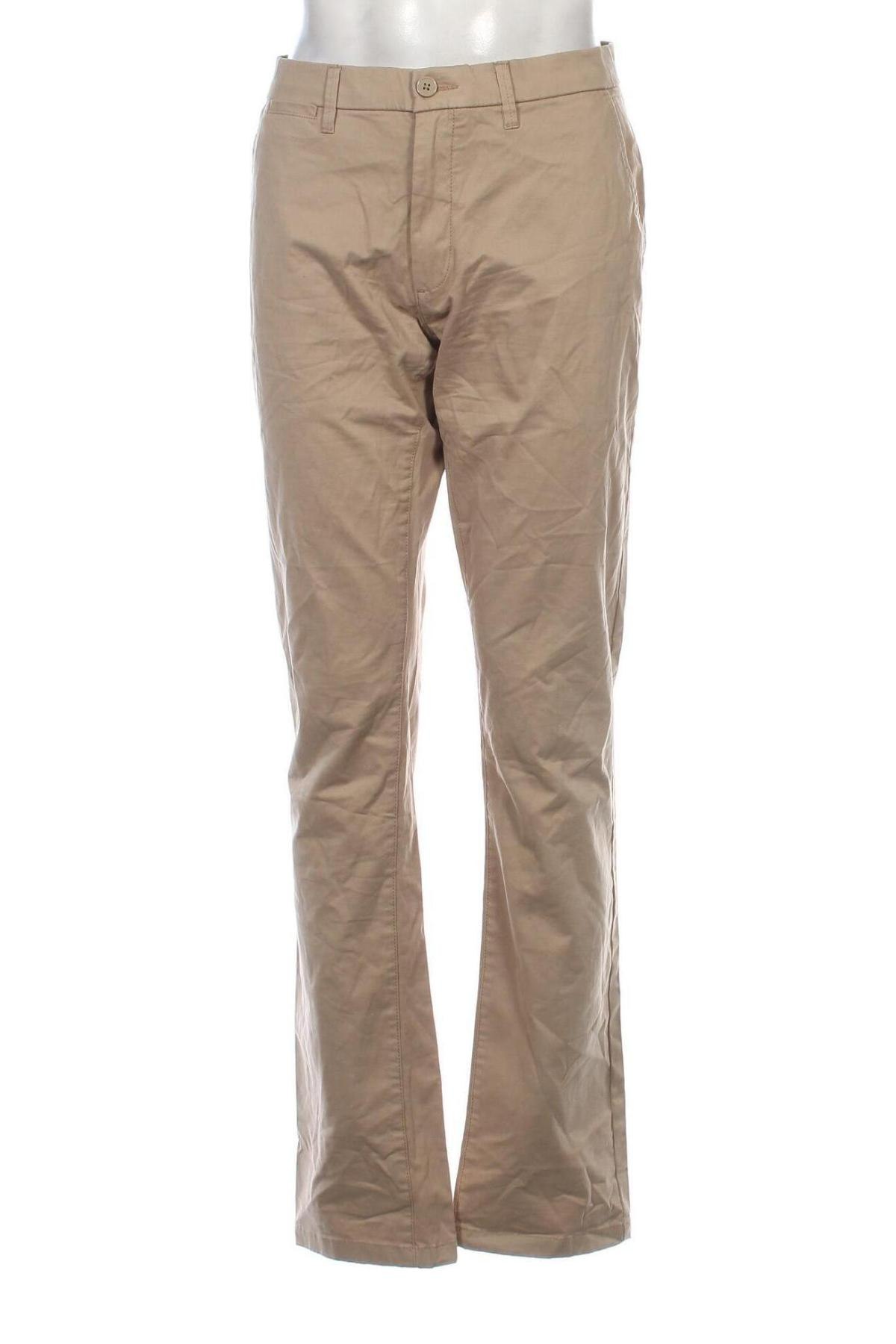 Herrenhose Dressmann, Größe XL, Farbe Beige, Preis € 17,49