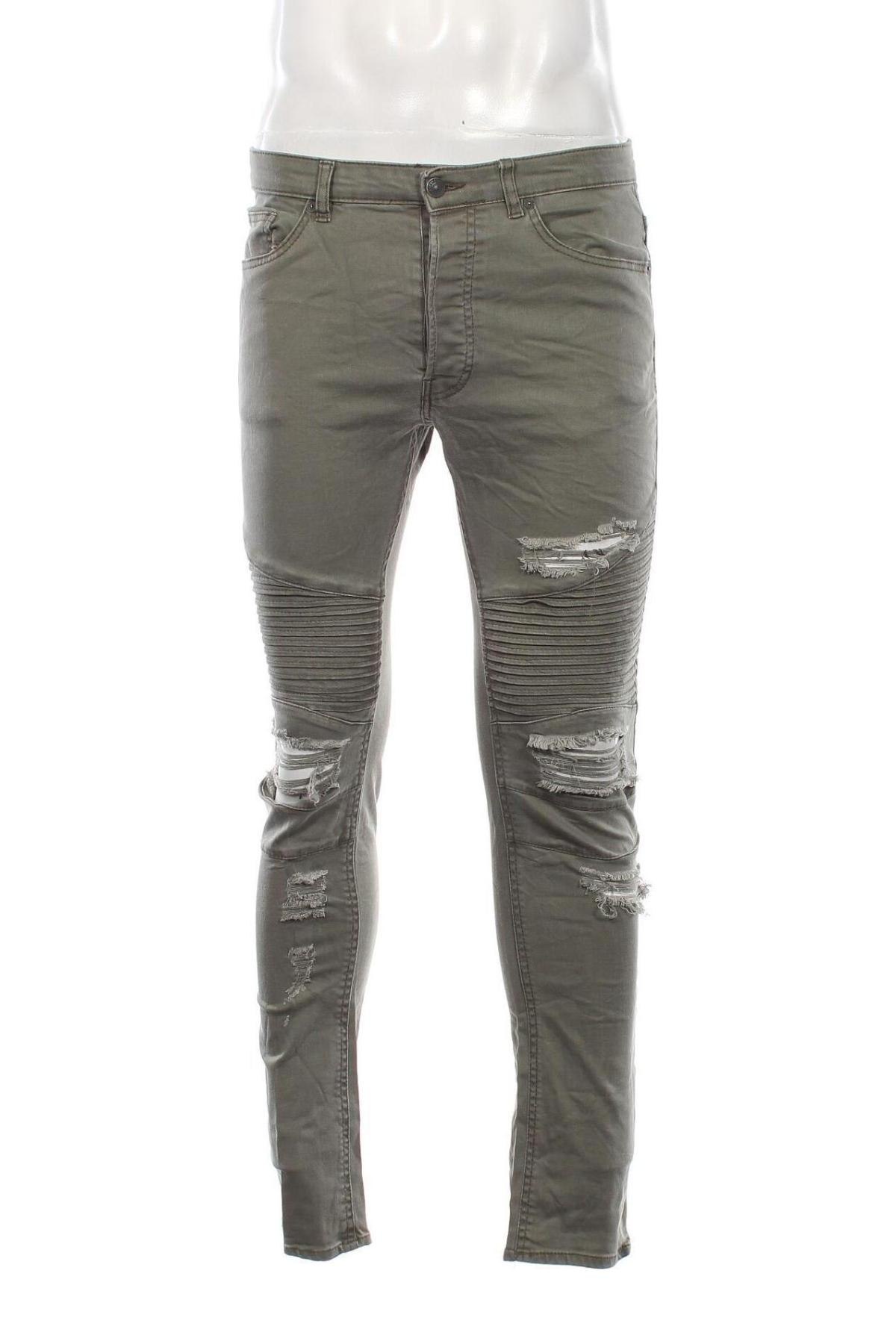 Pantaloni de bărbați H&M Divided, Mărime M, Culoare Verde, Preț 51,99 Lei