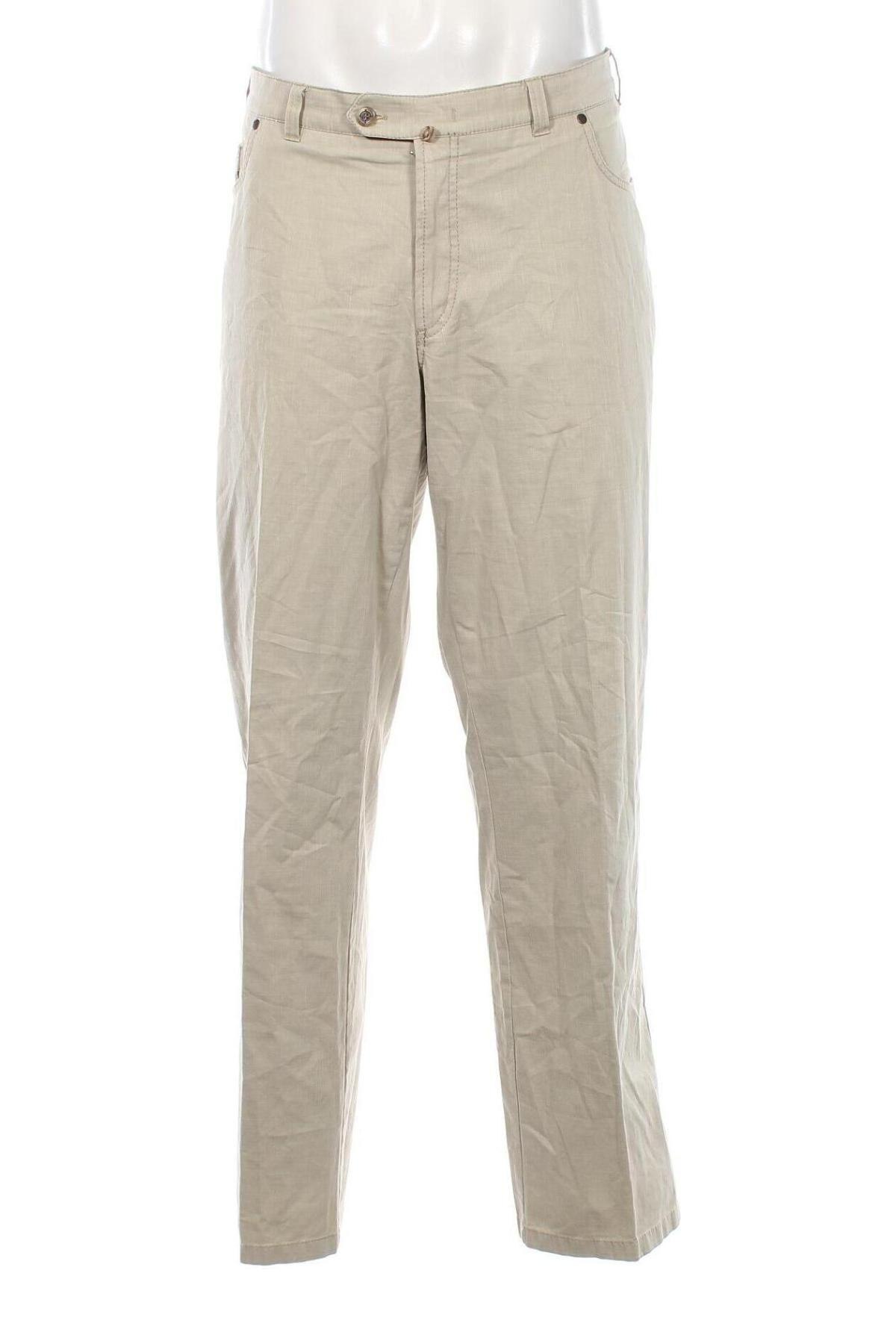 Herrenhose Luigi Morini, Größe XXL, Farbe Beige, Preis 13,99 €