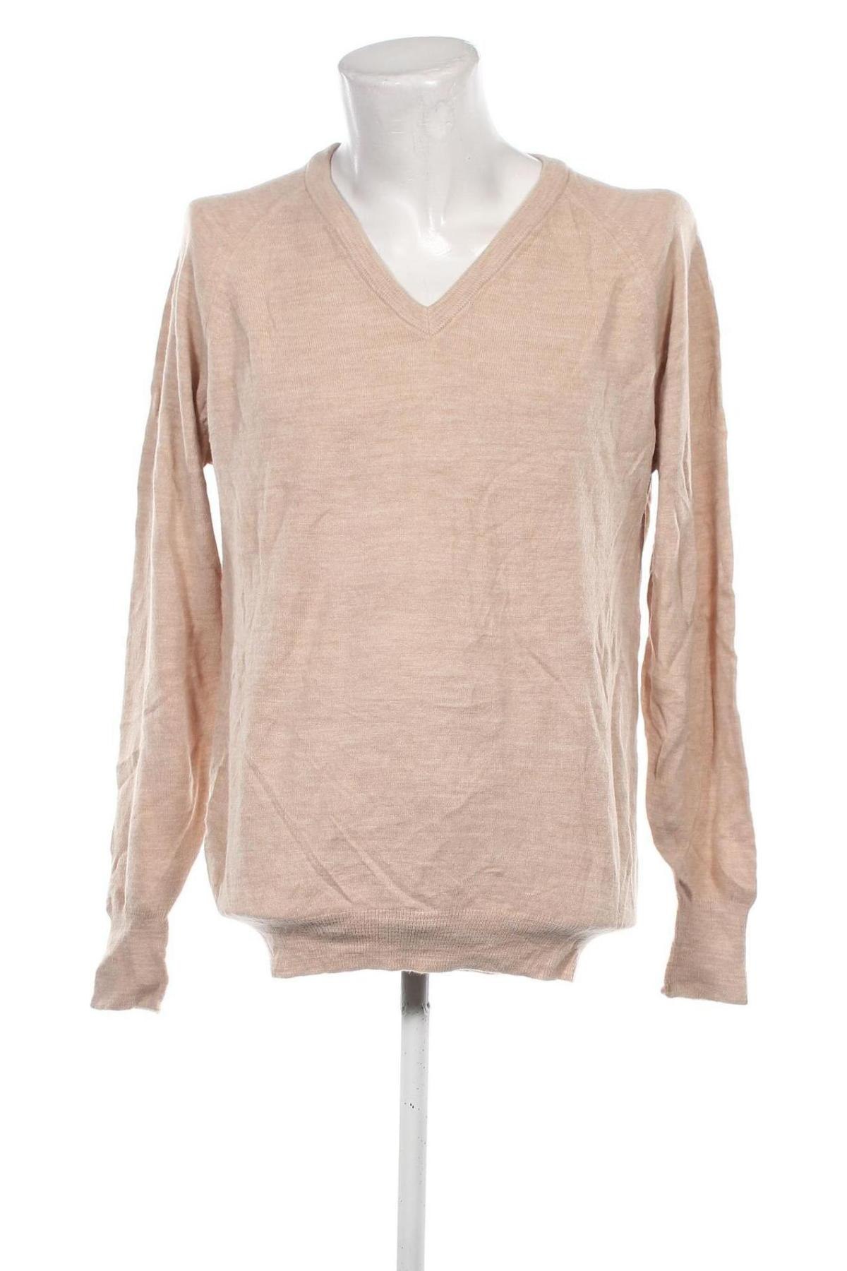 Herrenpullover, Größe L, Farbe Beige, Preis € 13,99