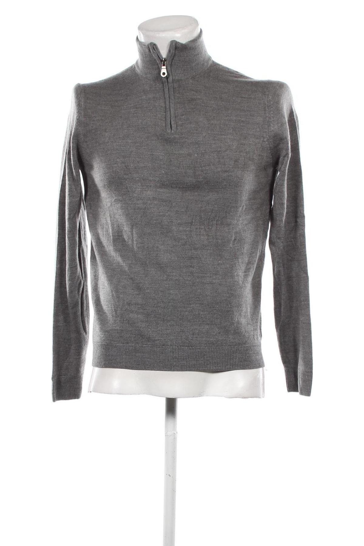 Herrenpullover, Größe M, Farbe Grau, Preis 5,49 €