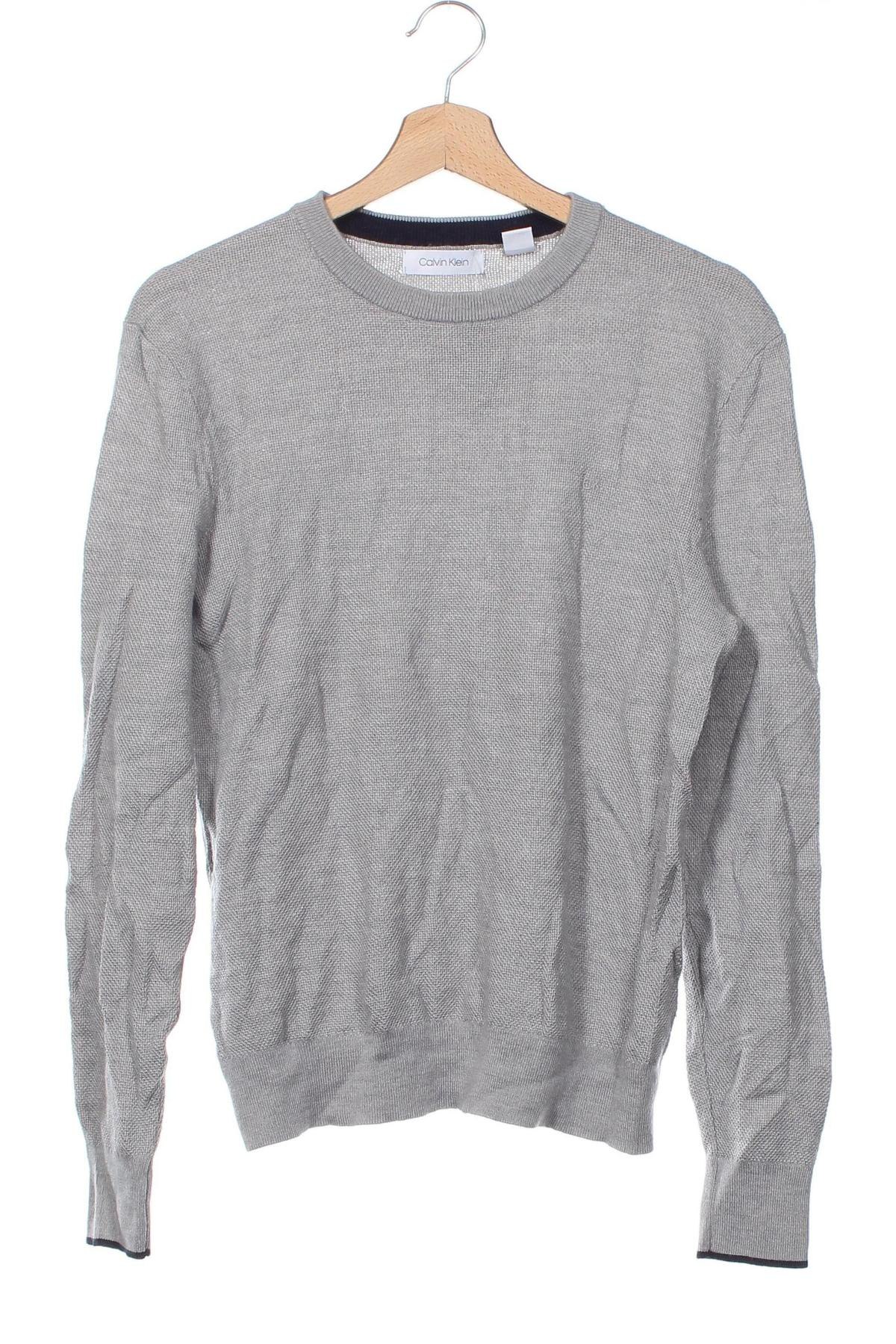 Herrenpullover Calvin Klein, Größe S, Farbe Grau, Preis 25,99 €