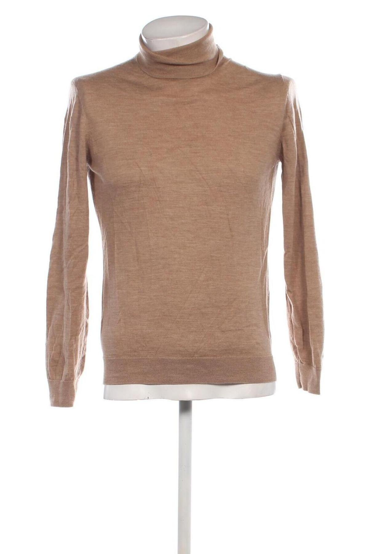 Męski sweter H&M, Rozmiar L, Kolor Beżowy, Cena 61,99 zł