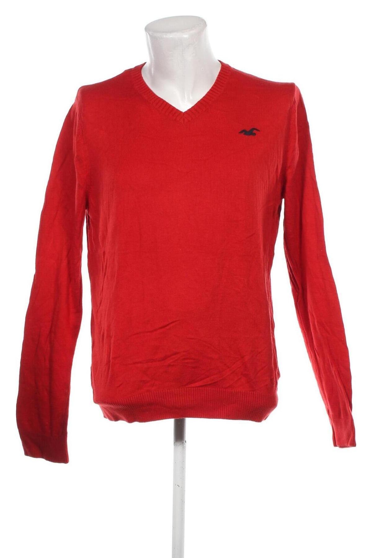 Herrenpullover Hollister, Größe XL, Farbe Rot, Preis 18,99 €