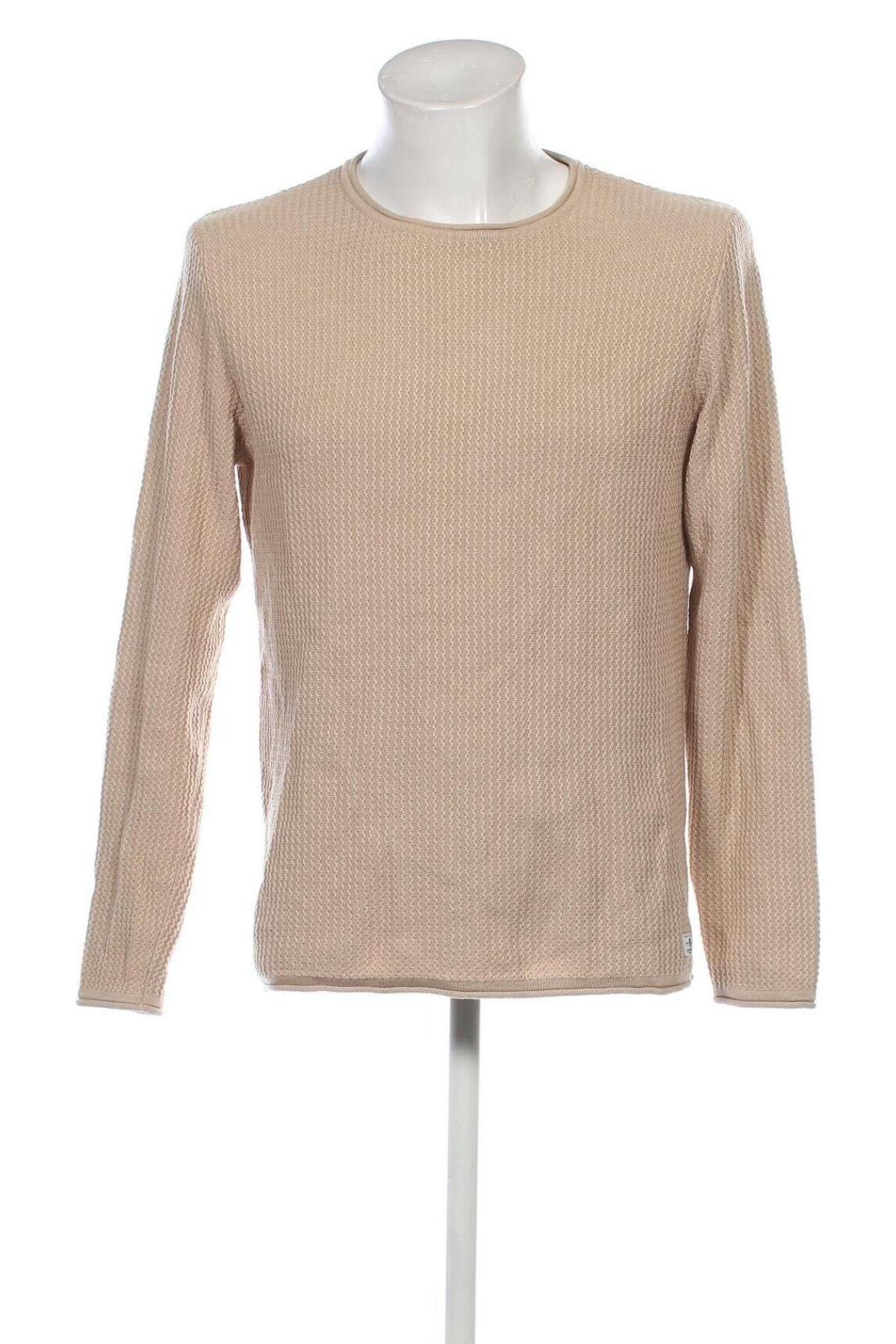 Męski sweter Jack & Jones, Rozmiar L, Kolor Beżowy, Cena 31,99 zł