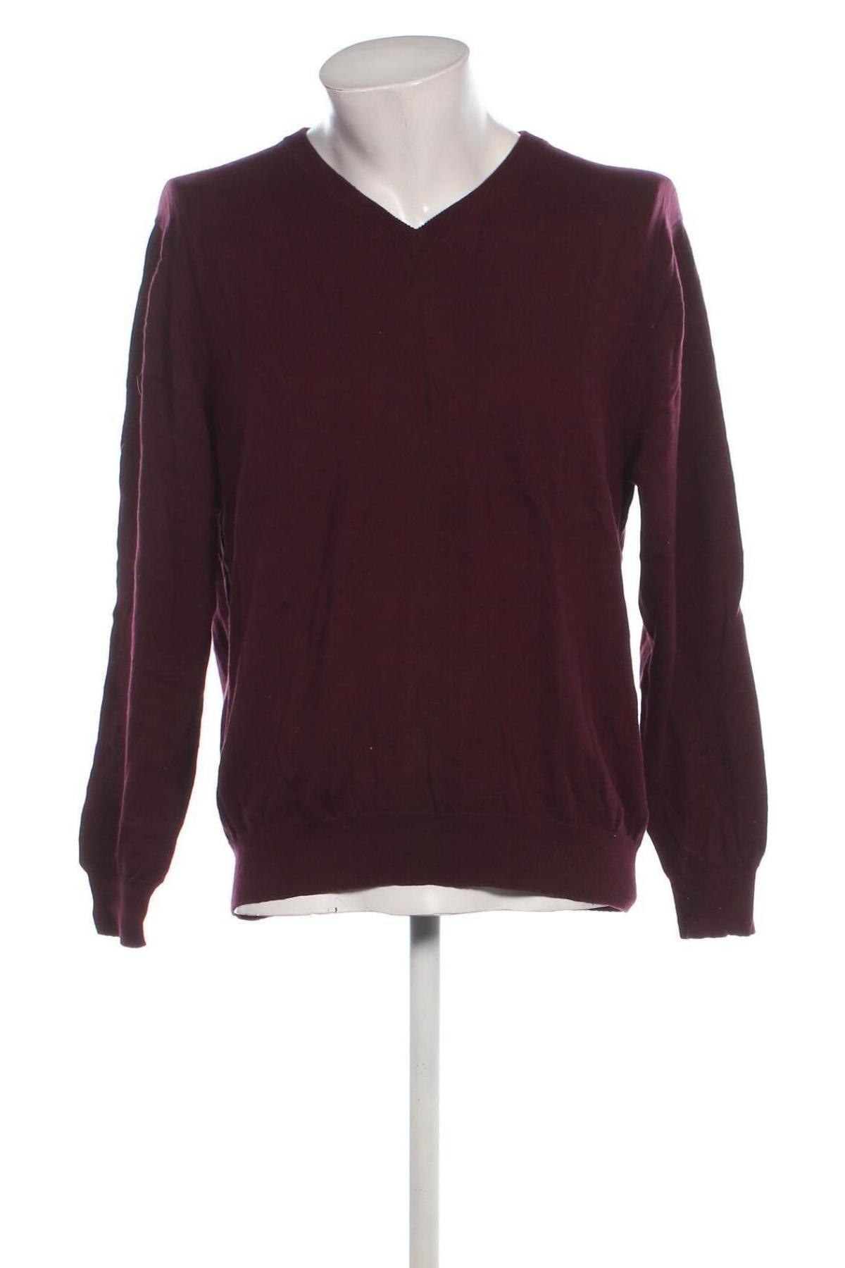 Herrenpullover John Bartlett, Größe XL, Farbe Rot, Preis € 10,99