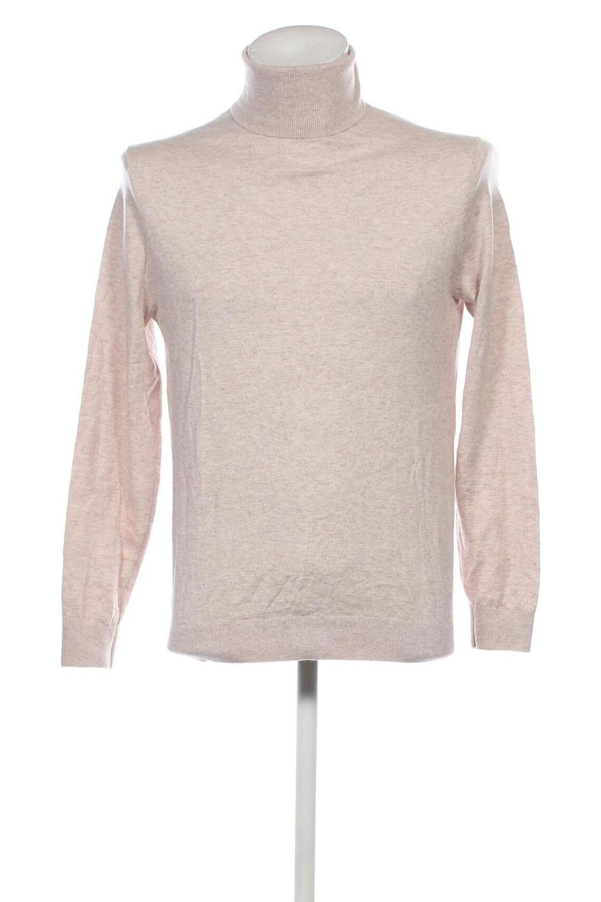 Herrenpullover Massimo Dutti, Größe S, Farbe Beige, Preis 23,99 €