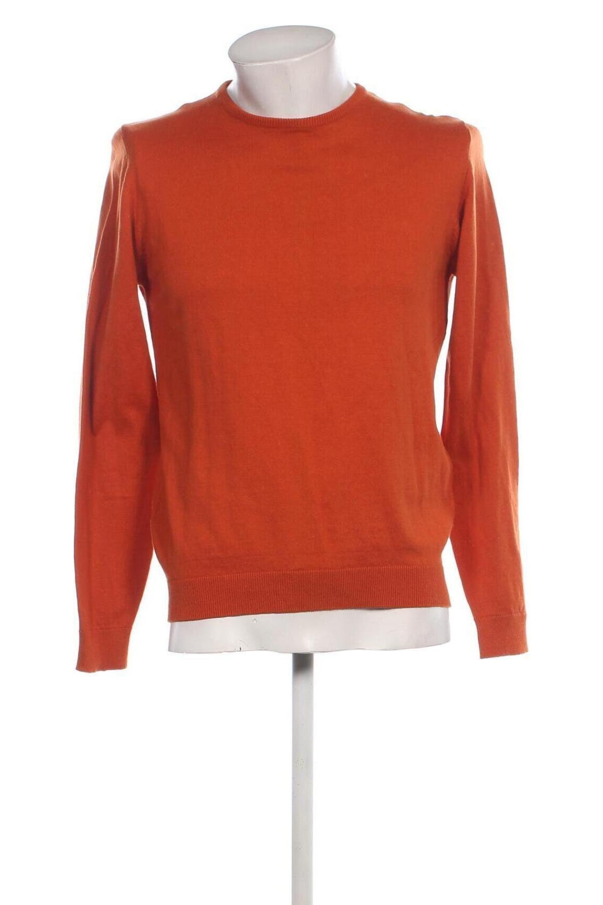 Herrenpullover Terranova, Größe M, Farbe Orange, Preis 10,99 €