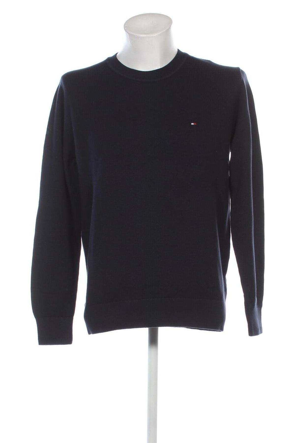 Męski sweter Tommy Hilfiger, Rozmiar XL, Kolor Niebieski, Cena 382,99 zł