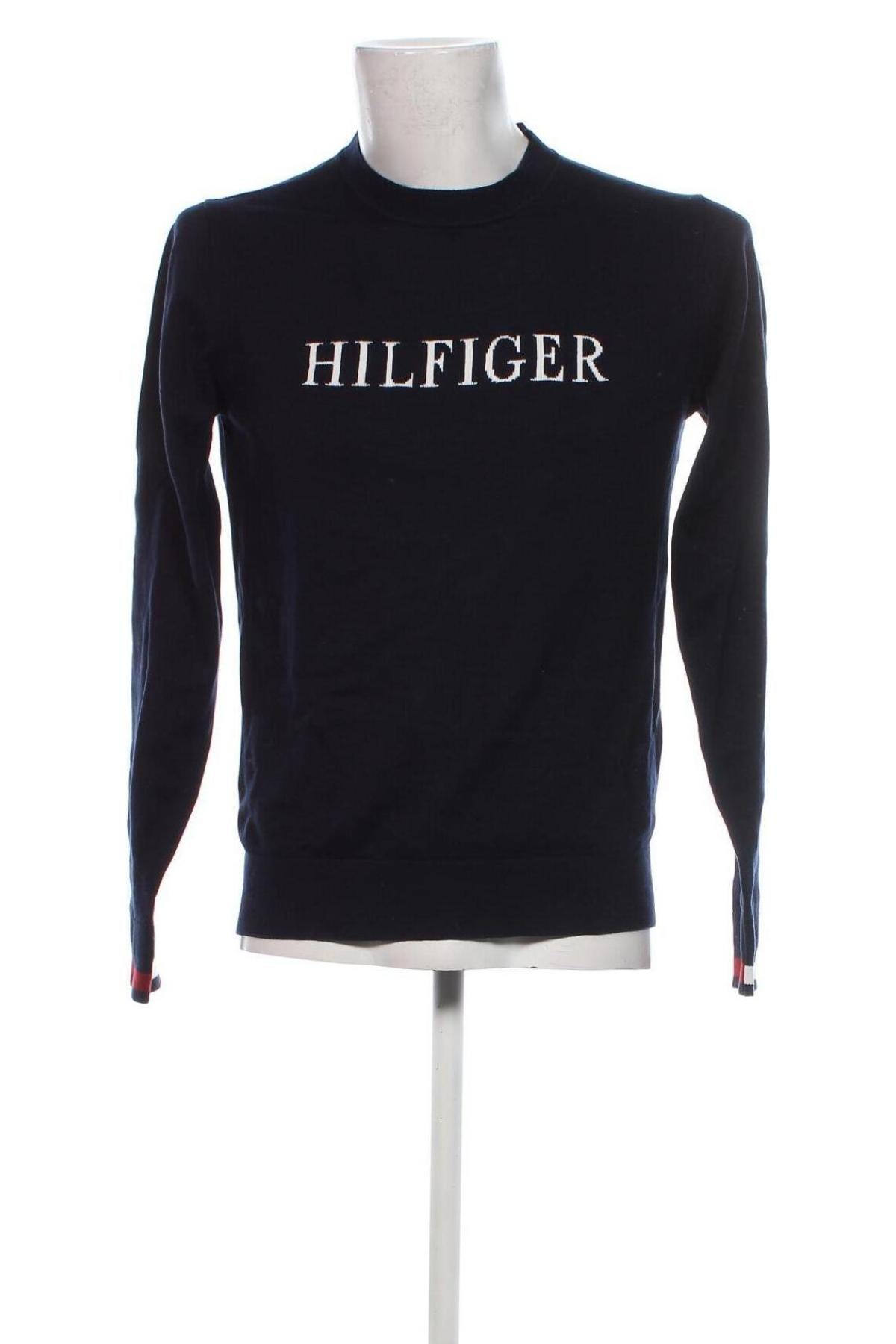 Męski sweter Tommy Hilfiger, Rozmiar L, Kolor Niebieski, Cena 345,99 zł