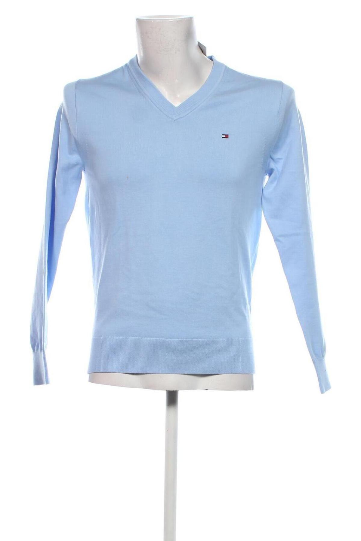 Herrenpullover Tommy Hilfiger, Größe S, Farbe Blau, Preis 49,99 €