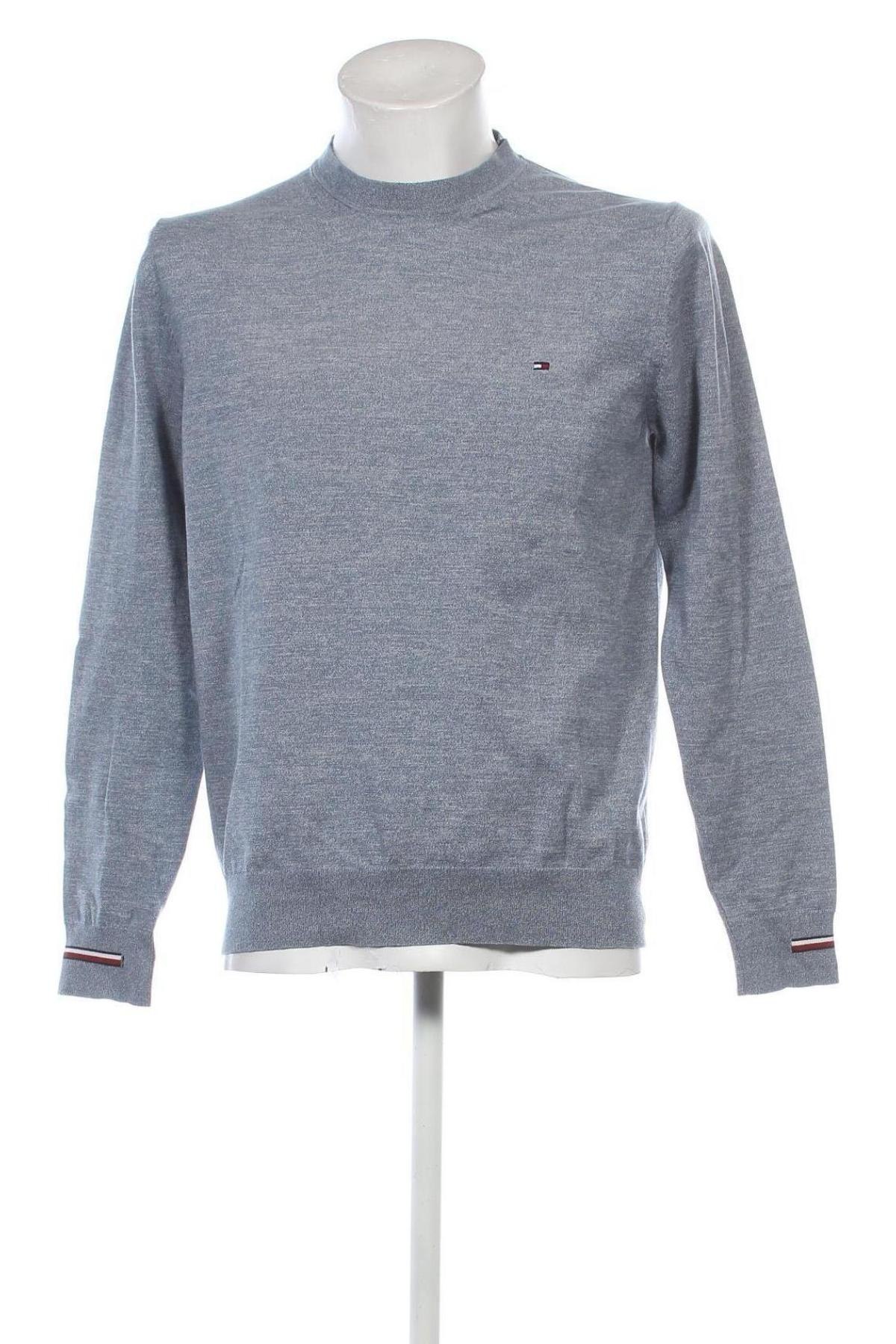 Herrenpullover Tommy Hilfiger, Größe L, Farbe Blau, Preis 90,99 €