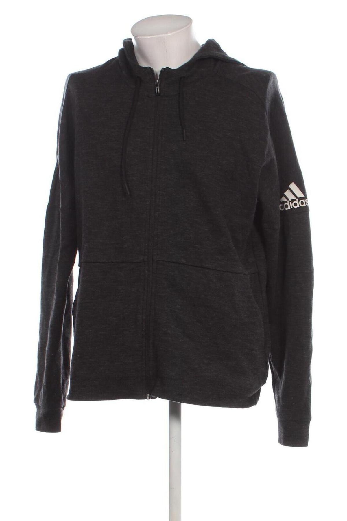 Herren Sweatshirt Adidas, Größe XL, Farbe Grau, Preis 38,49 €