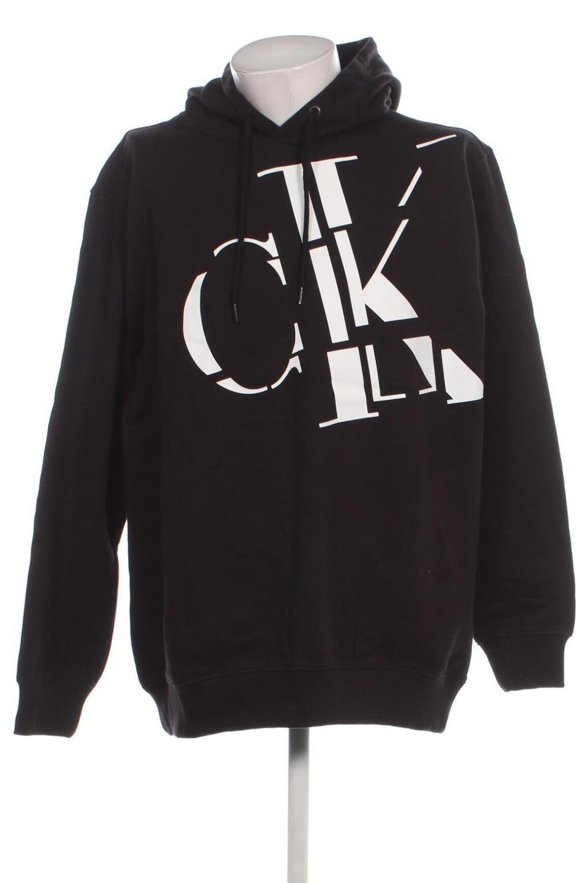 Herren Sweatshirt Calvin Klein Jeans, Größe XXL, Farbe Schwarz, Preis € 68,99