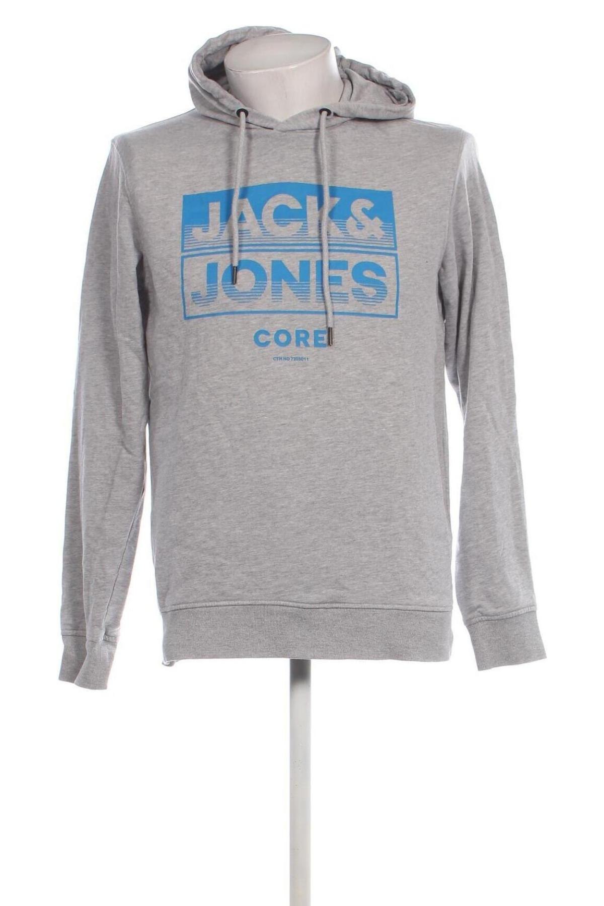 Мъжки суичър Jack & Jones, Размер M, Цвят Сив, Цена 34,49 лв.