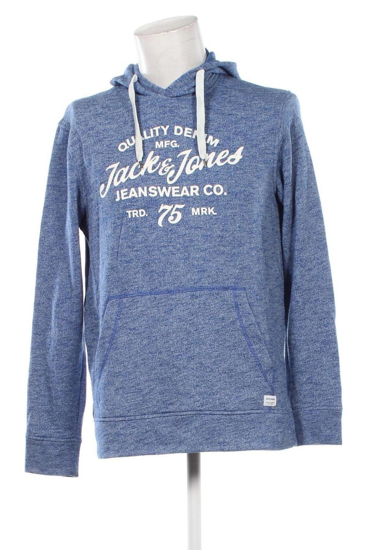 Мъжки суичър Jack & Jones, Размер L, Цвят Син, Цена 17,49 лв.