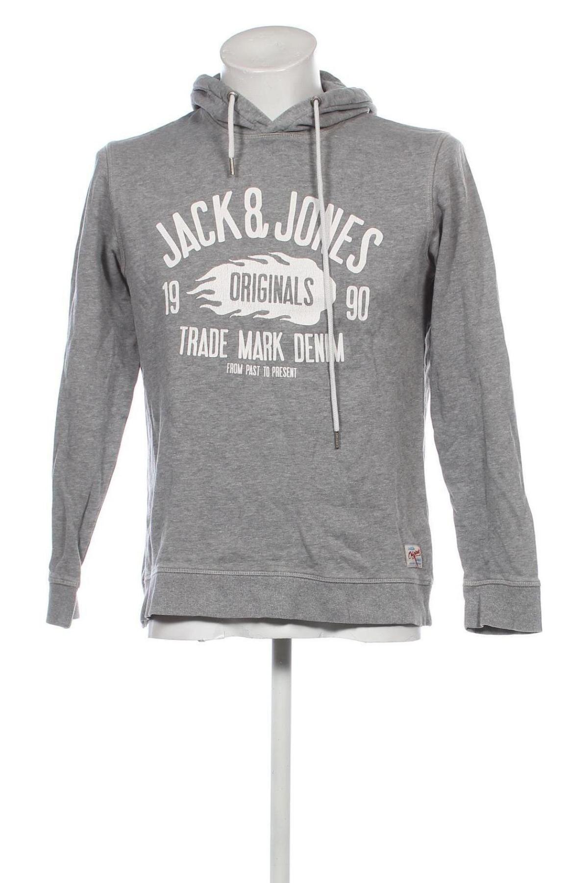 Ανδρικό φούτερ Originals By Jack & Jones, Μέγεθος L, Χρώμα Γκρί, Τιμή 16,99 €