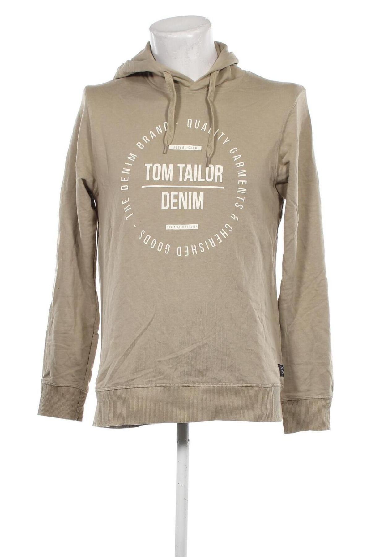 Herren Sweatshirt Tom Tailor, Größe L, Farbe Beige, Preis 14,99 €