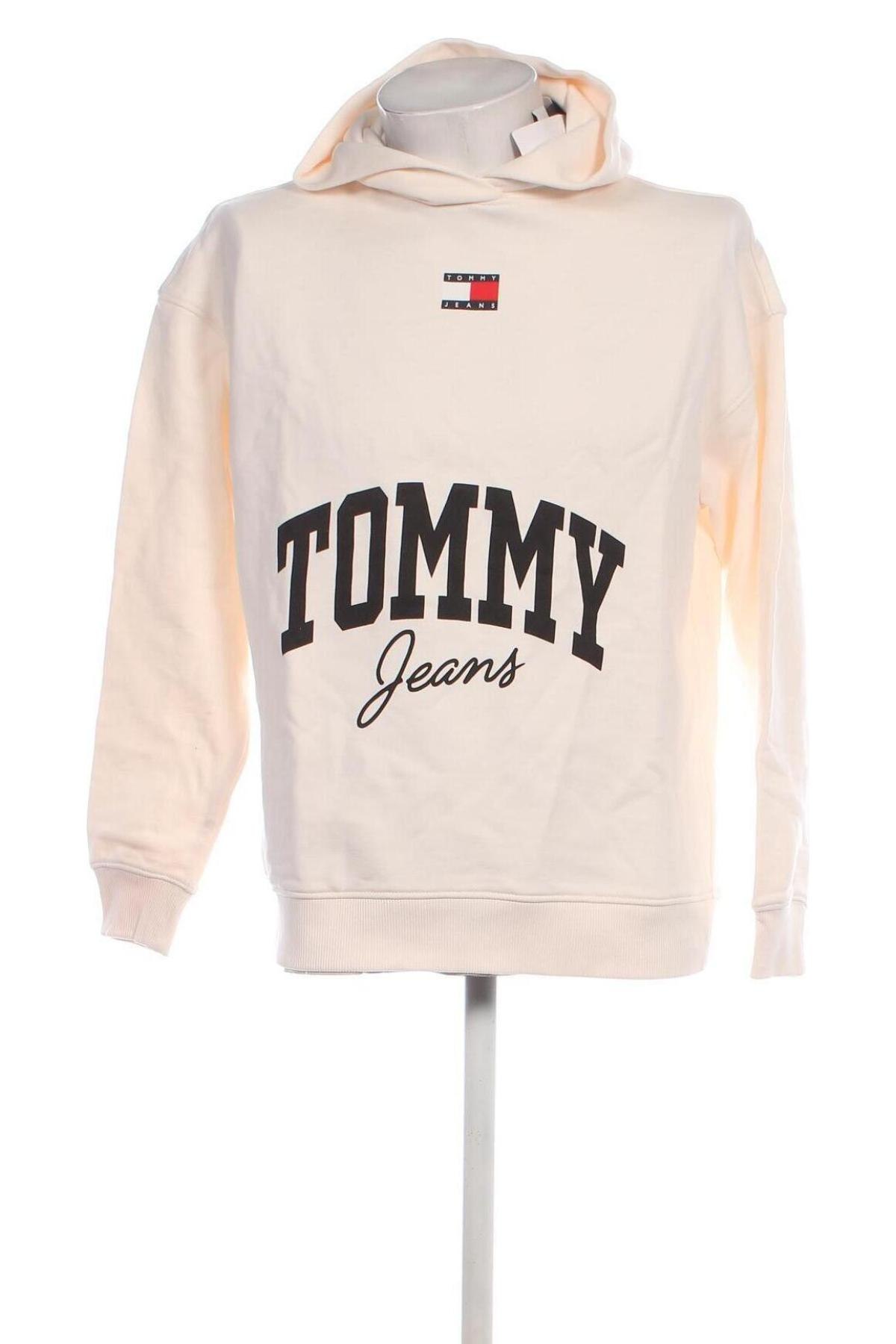 Hanorac de bărbați Tommy Jeans, Mărime S, Culoare Ecru, Preț 565,99 Lei