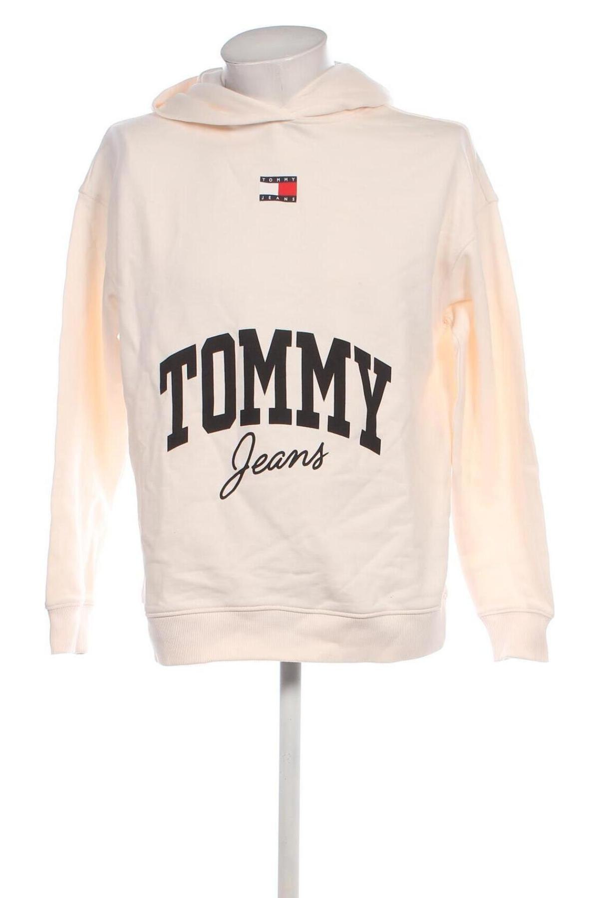 Мъжки суичър Tommy Jeans, Размер S, Цвят Екрю, Цена 182,49 лв.