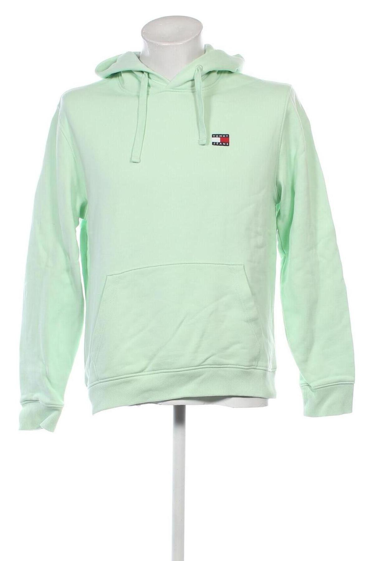 Herren Sweatshirt Tommy Jeans, Größe M, Farbe Grün, Preis 82,99 €