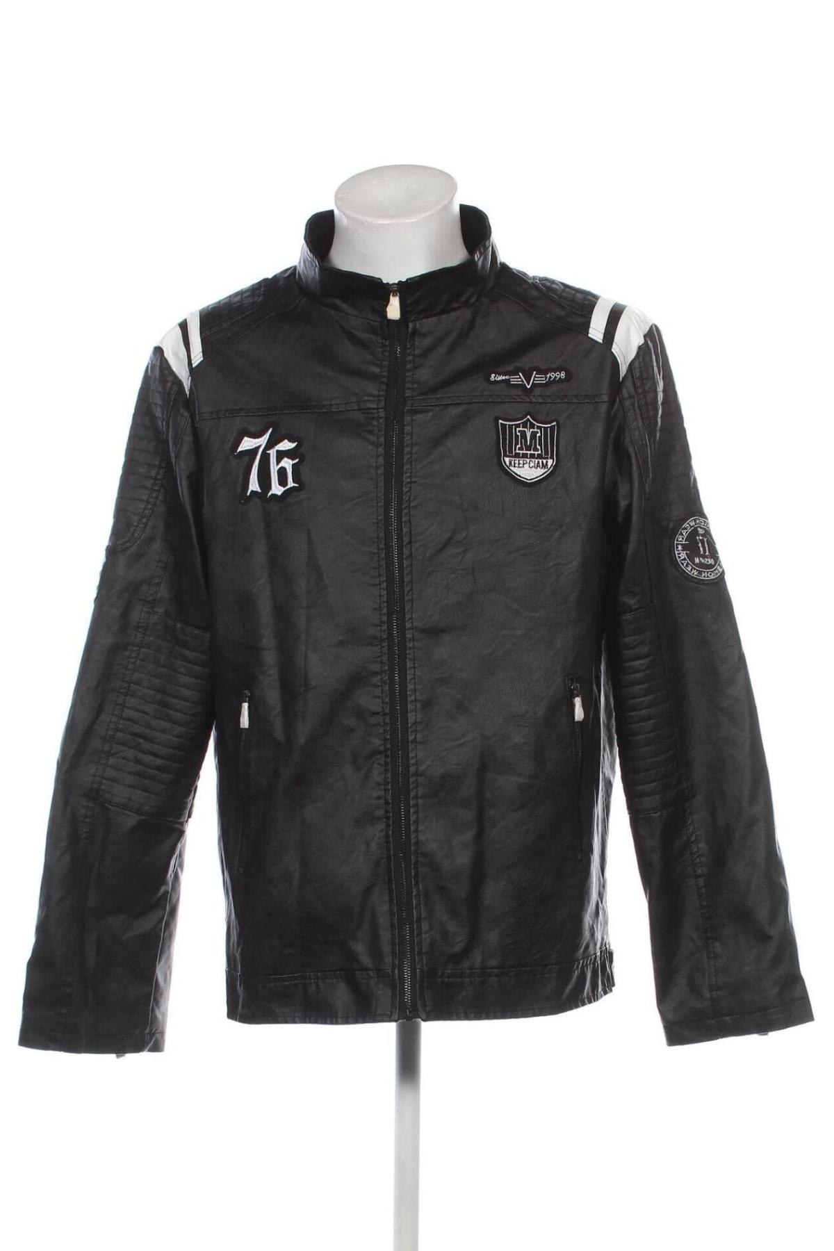 Herren Lederjacke, Größe XXL, Farbe Schwarz, Preis € 34,49