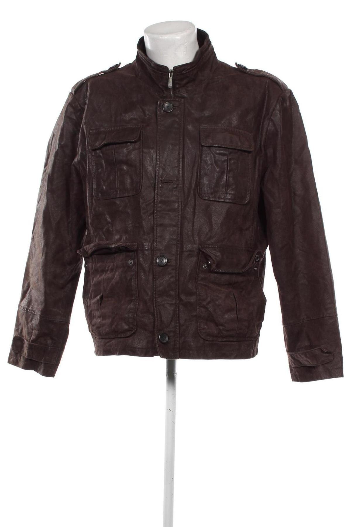 Herren Lederjacke Essentials, Größe L, Farbe Braun, Preis € 30,49