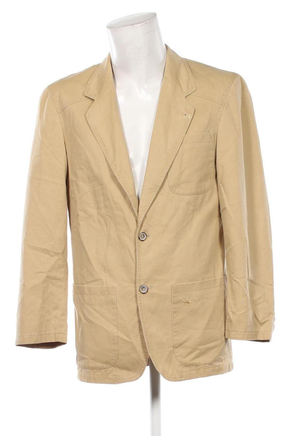 Herren Sakko Camel, Größe M, Farbe Beige, Preis € 9,99