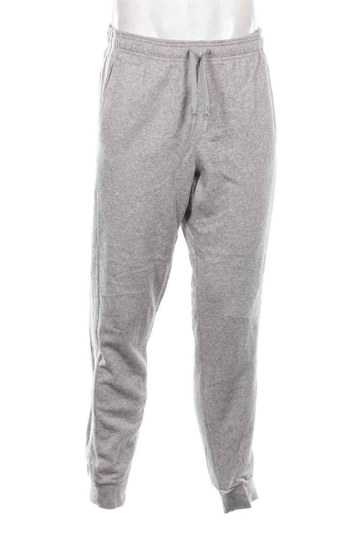 Herren Sporthose Adidas, Größe M, Farbe Grau, Preis 32,49 €