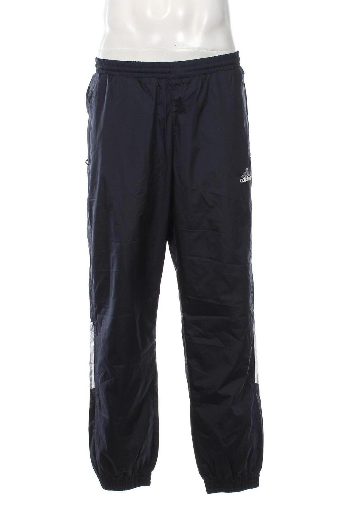 Pantaloni trening de bărbați Adidas, Mărime M, Culoare Albastru, Preț 134,99 Lei