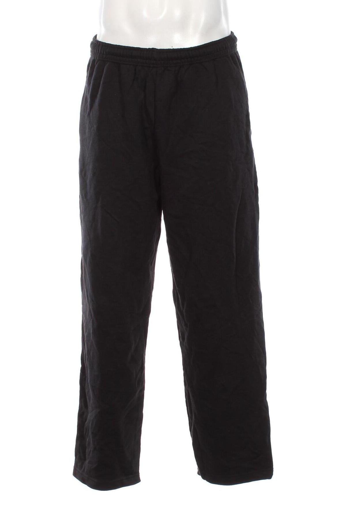 Pantaloni trening de bărbați Fruit Of The Loom, Mărime M, Culoare Negru, Preț 38,99 Lei