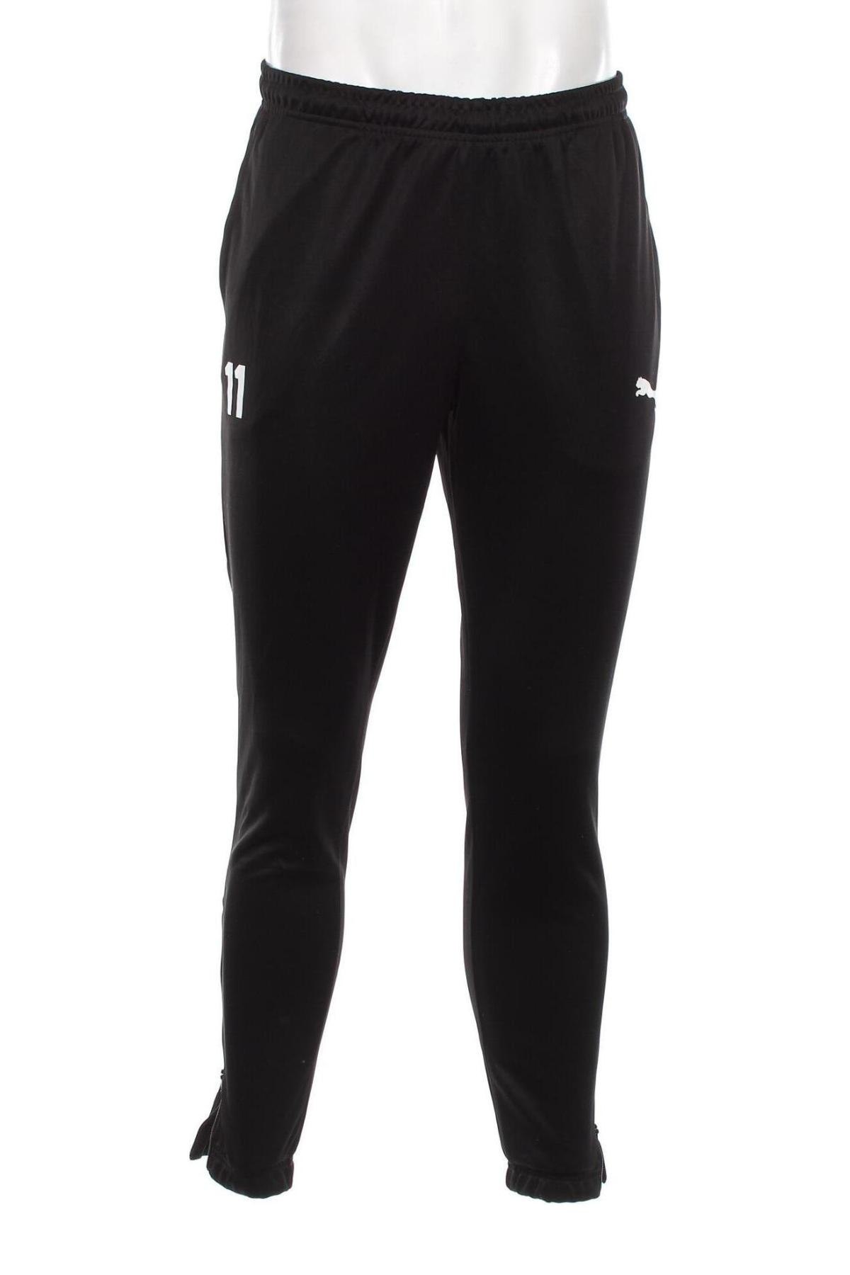 Pantaloni trening de bărbați PUMA, Mărime M, Culoare Negru, Preț 75,99 Lei