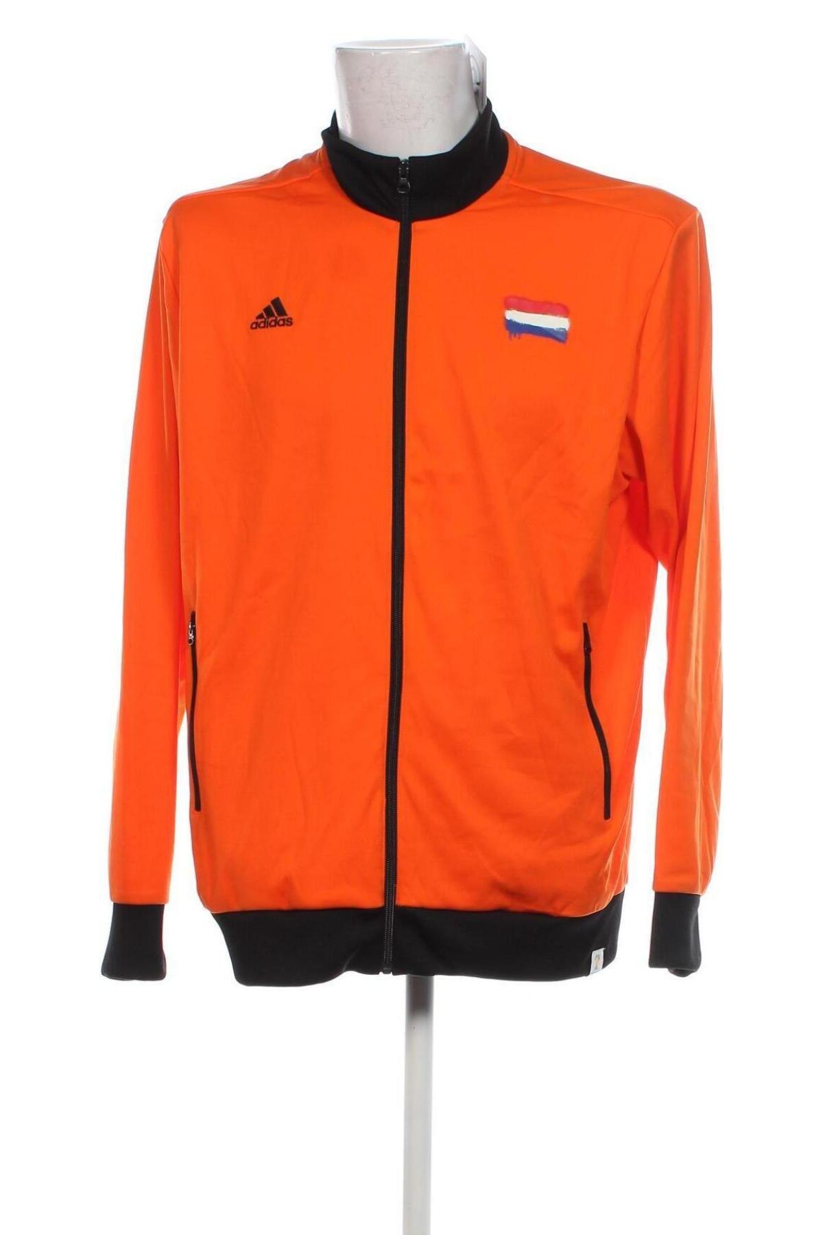 Herren Sportoberteil Adidas, Größe XL, Farbe Orange, Preis € 30,99