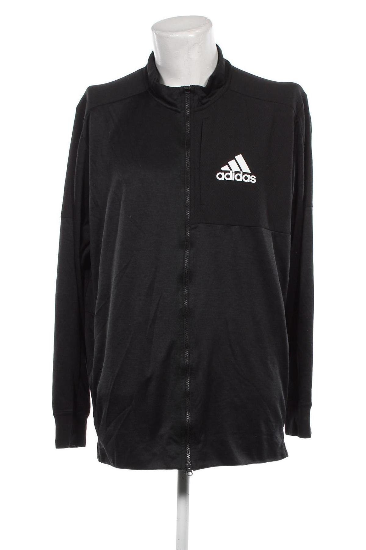 Herren Sportoberteil Adidas, Größe XXL, Farbe Schwarz, Preis 20,99 €