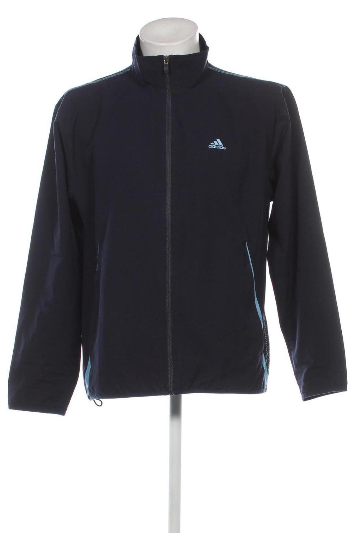 Męska bluza sportowa Adidas, Rozmiar L, Kolor Niebieski, Cena 138,99 zł