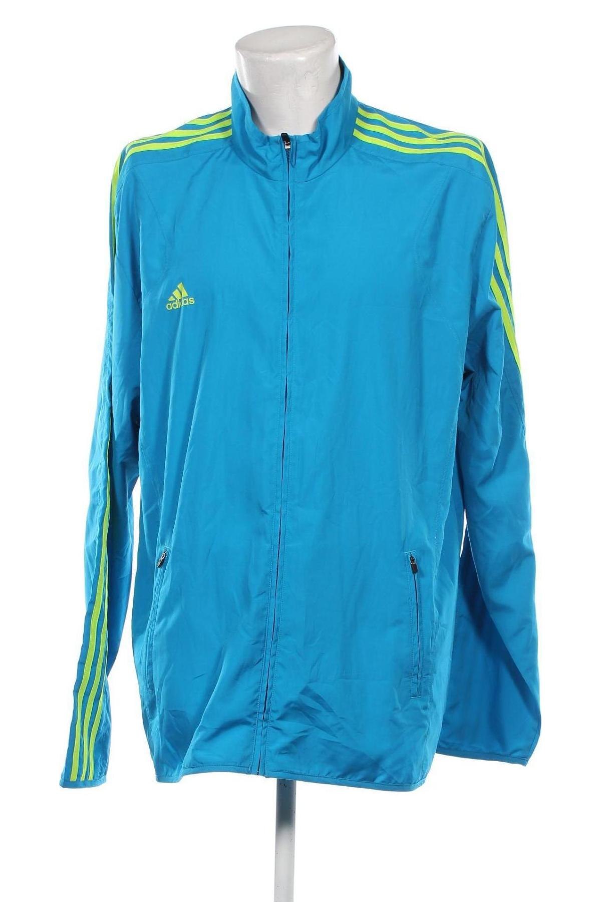 Bluză trening de bărbați Adidas, Mărime XXL, Culoare Albastru, Preț 157,99 Lei